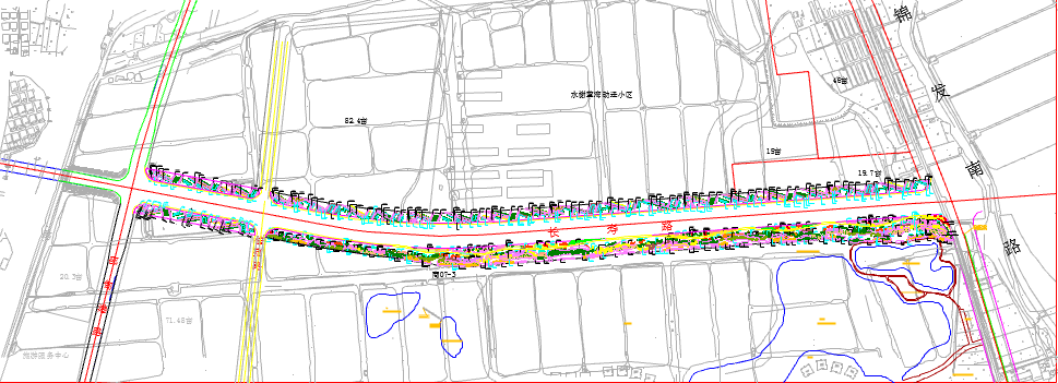 某市政道路标准段景观建筑设计方案