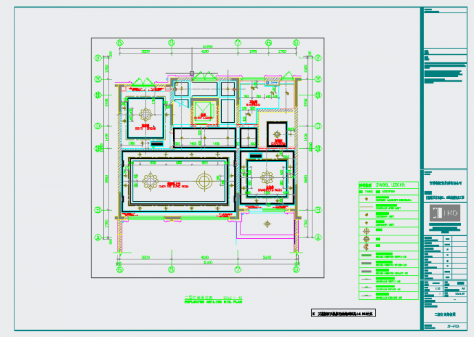 山东现代风别墅样板间平面图CAD_图1