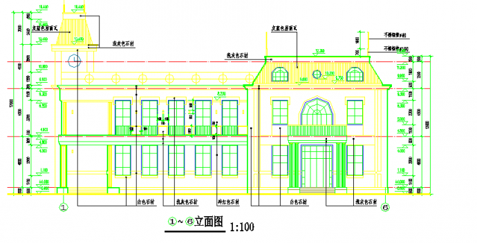 某地区某二层会所建筑设计施工图纸_图1