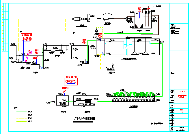 某城市工厂污水处理厂自控电气cad系列详细图纸_图1