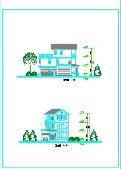 某地5套独栋自建房屋建筑设计方案图-图二