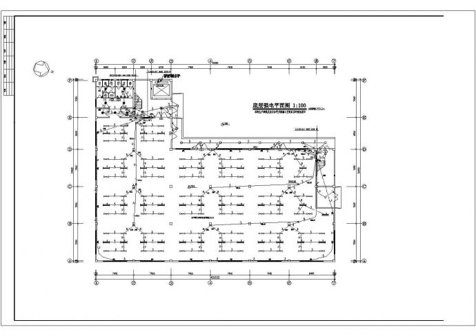 某地区厂房电气设计图（含设备材料表）_图1