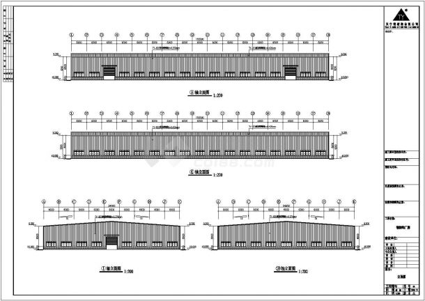 漯河54x102米建筑结构设计图（共3张）-图一