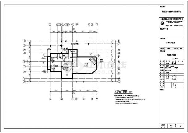 舒适别致三层半新农村小洋楼建筑施工图-图二