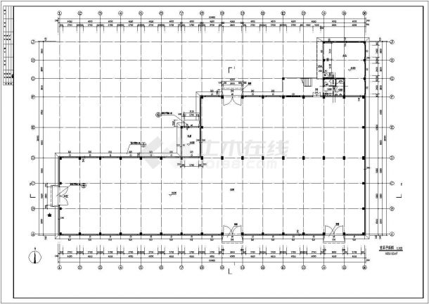 某厂房整套建筑施工图（含设计说明）-图二