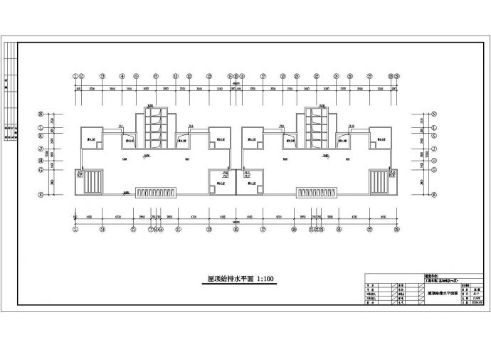 某地五层花园洋房给排水设计施工图_图1