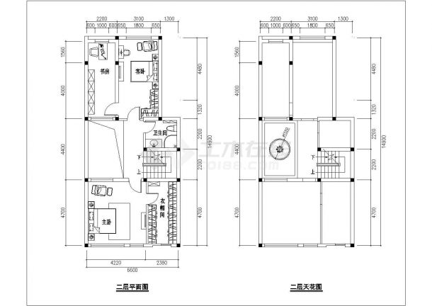 某地小区住宅平面布置装修设计图纸-图一