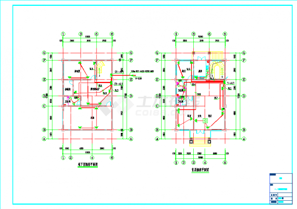 小别墅全套电气设计施工图（含说明）-图二