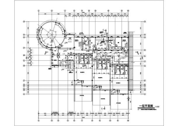 某地区幼儿园建筑设计图（含设计说明）-图二