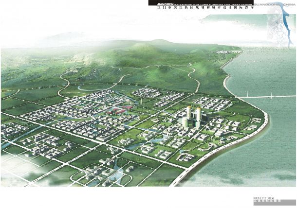 某地新区规划和城市景观设计方案文本（jpg格式）-图二