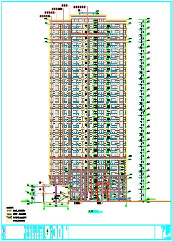 二十七层置业公司工业建筑施工设计图_图1