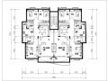 某地经典三房两厅住宅建筑施工户型图