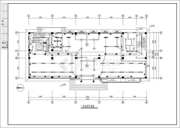 某公司高层综合楼电气设计施工图纸-图二