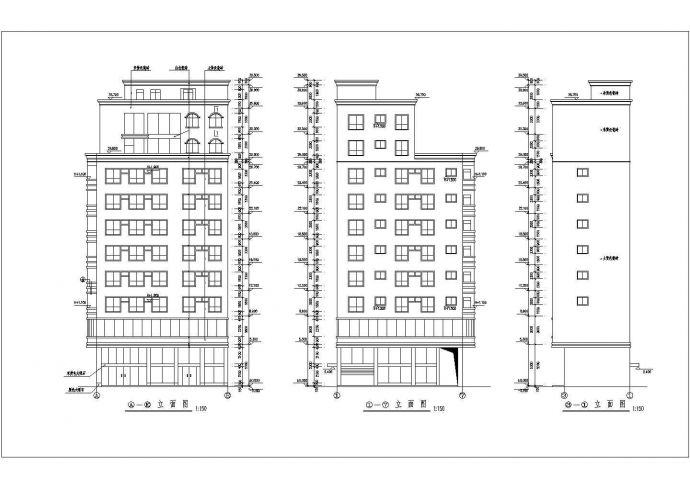 某市私宅建筑设计方案图（共8张）_图1