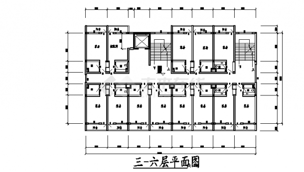 某地区单位大型宾馆建筑设计方案图-图一