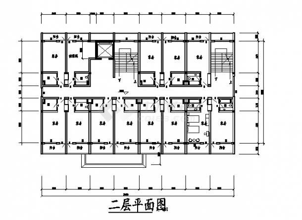 某地区单位大型宾馆建筑设计方案图-图二