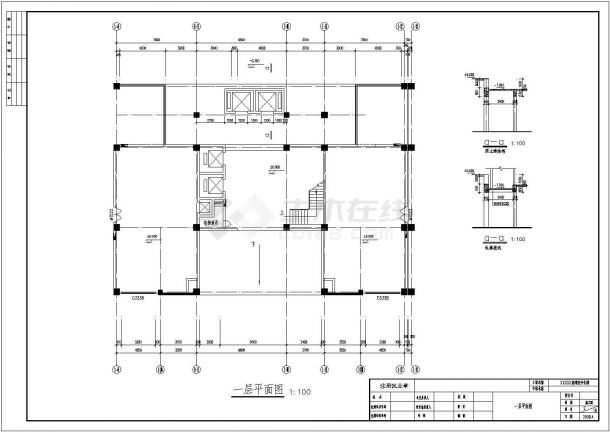 新增室外电梯工程建筑设计图纸-图二