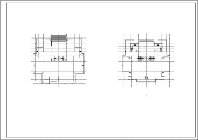 某市大型别墅居住建筑设计平面图纸_图1