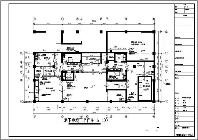 某市高层商业住宅楼建筑设计施工图纸_图1