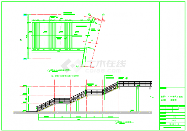 某地区楼梯建筑节点设计详图（共9张）-图二