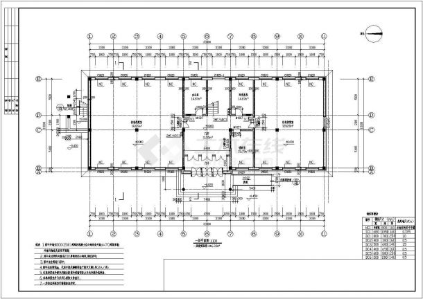 1800平办公楼建筑设计施工图-图二