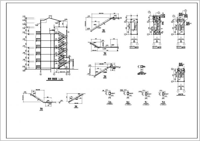 某地异型柱结构住宅施工图（全集）_图1