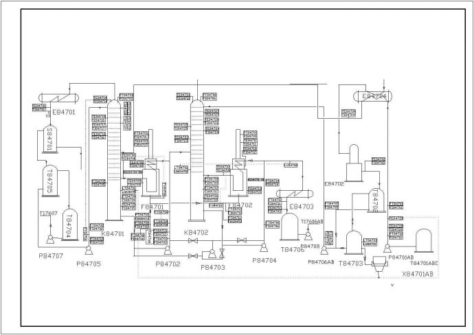 某地区大型车间DCS工艺流程示意图_图1