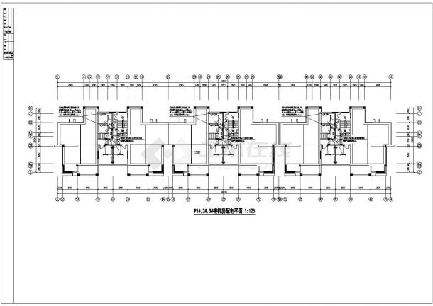 某小区高层住宅强弱电设计施工图纸-图二