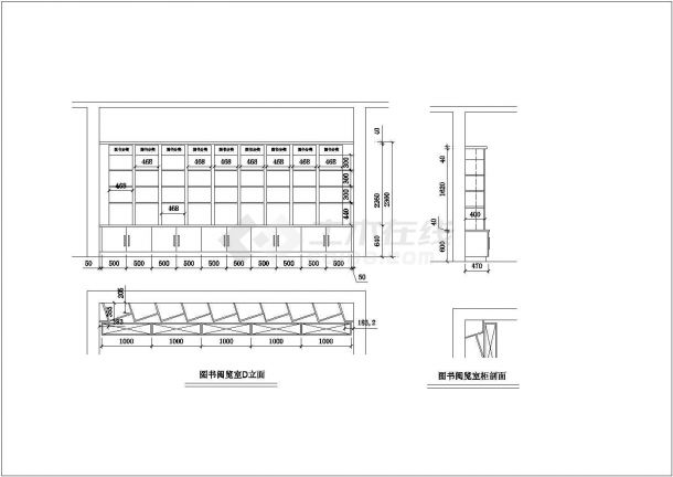 某现代新农村村委会办公楼室内装修施工图-图一