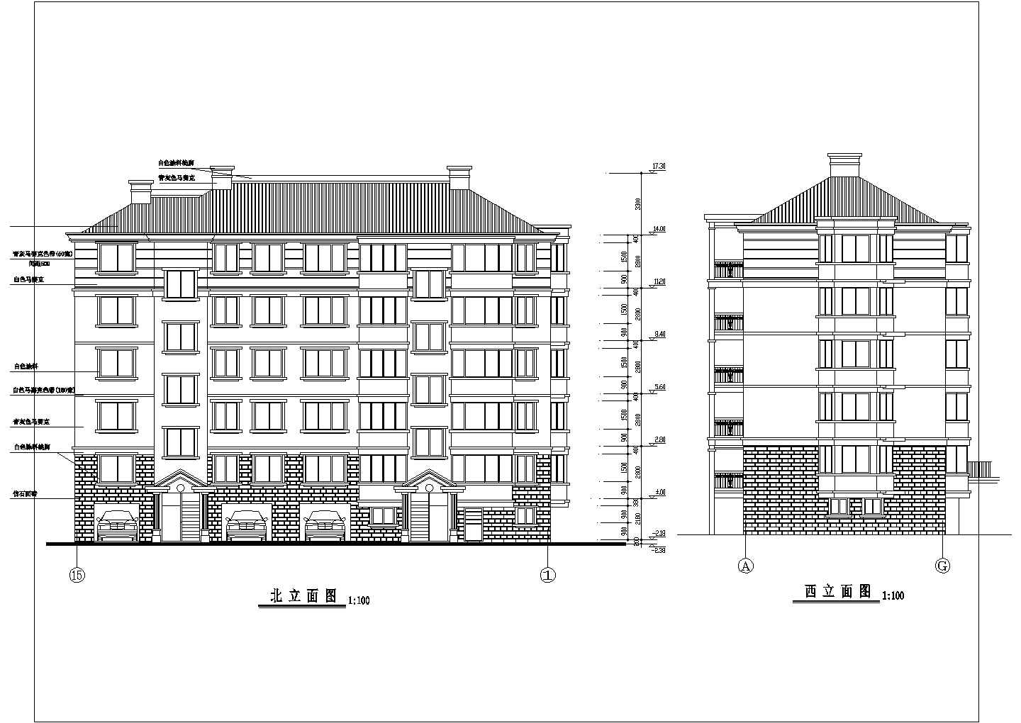 某地小型住宅建筑全套施工设计图纸