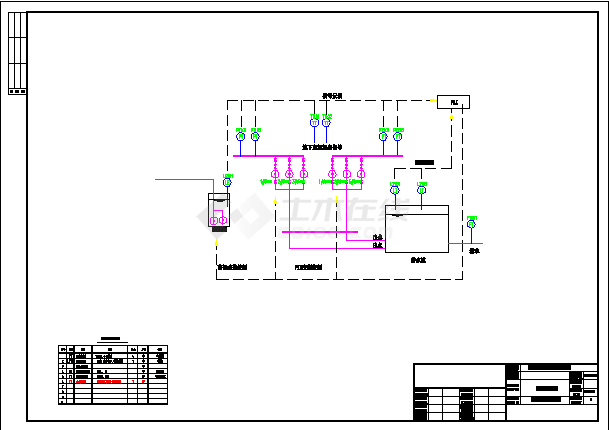 供水泵站CAD全套自控参考详图-图二