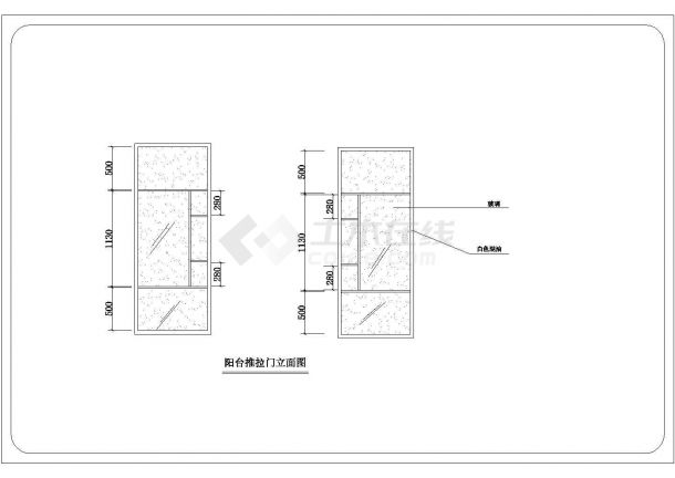 某地多层住宅楼室内装修设计施工图-图二