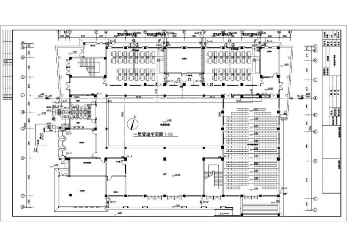 某地五层科技大楼管道排水施工设计图_图1