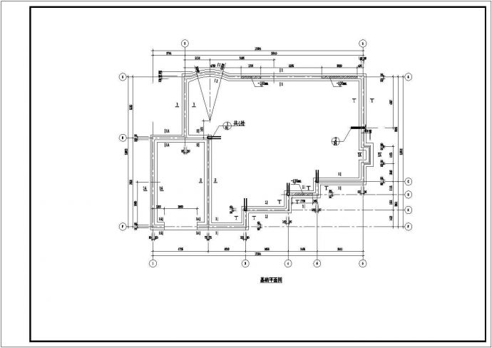 某地两层钢结构样板房结构施工图纸_图1
