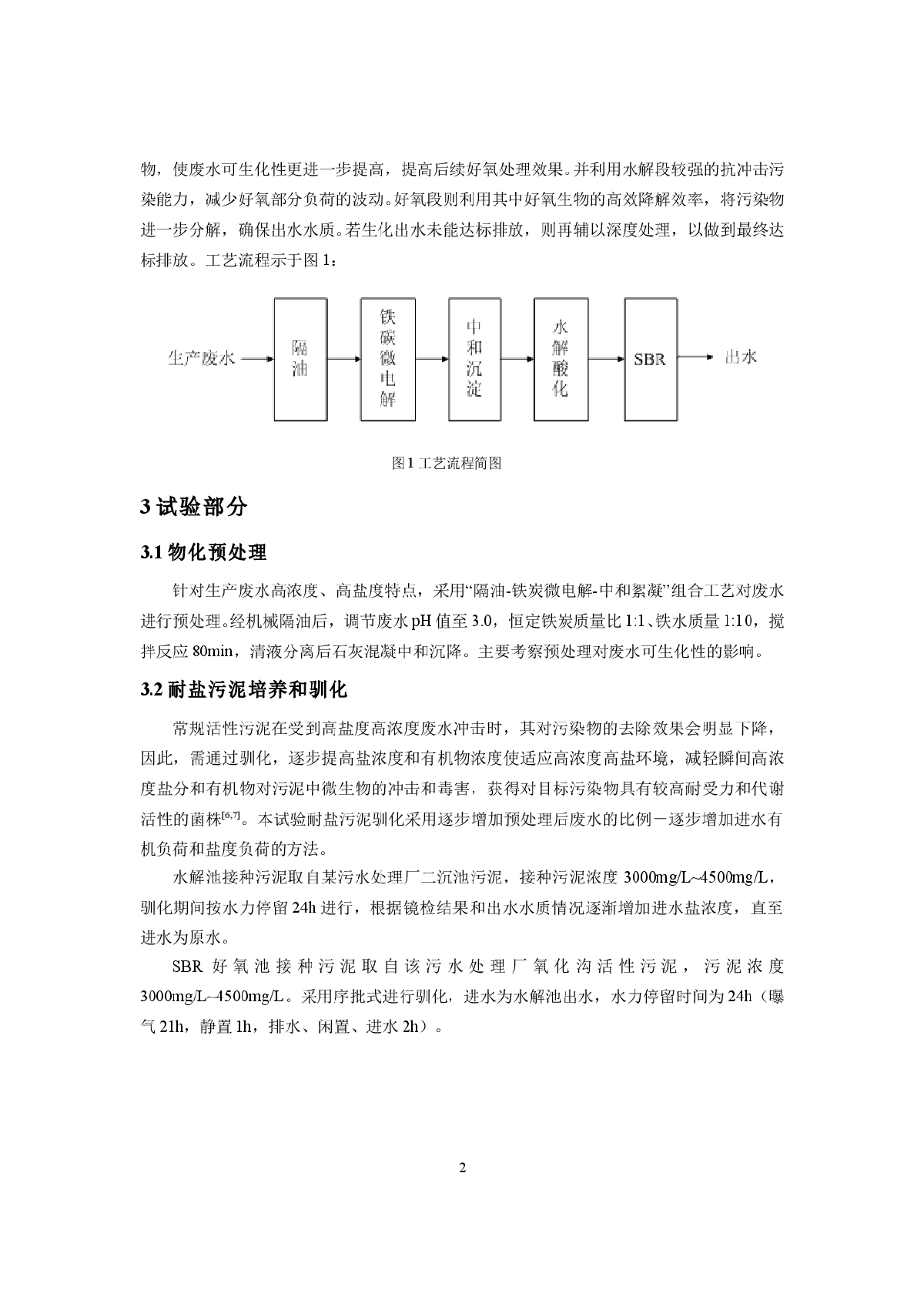 高盐度高浓度难降解有机废水生化处理研究-图二