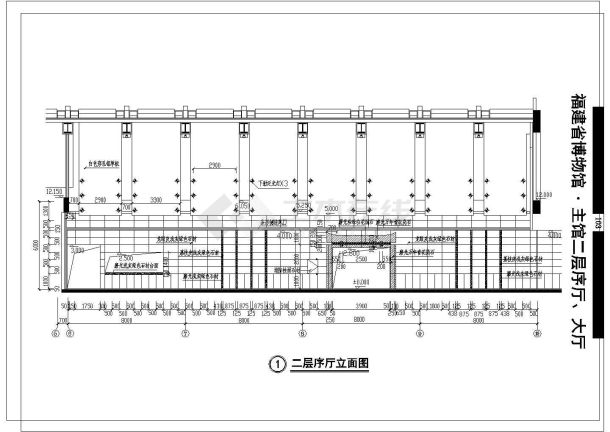 某地区博物馆建筑详图（共12张）-图一