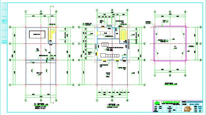 配电房带地下室一层框架结构建筑施工图_图1