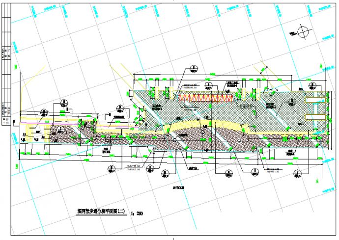 某市桥南公园详细建筑施工图（全套）_图1