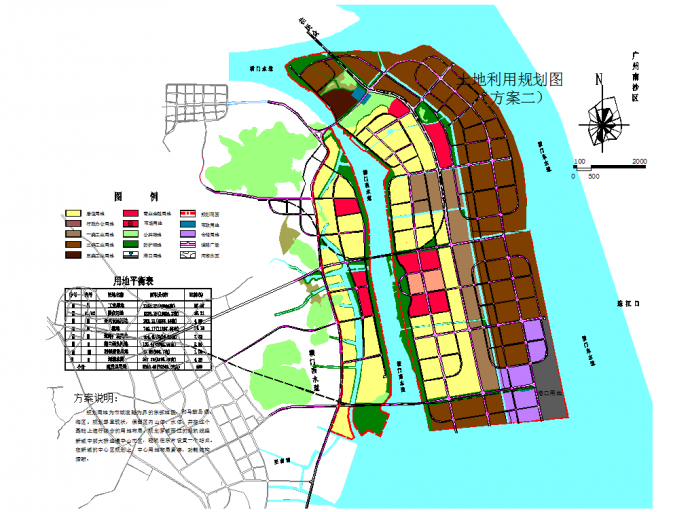 某地新城区总体规划图纸（含图例）_图1