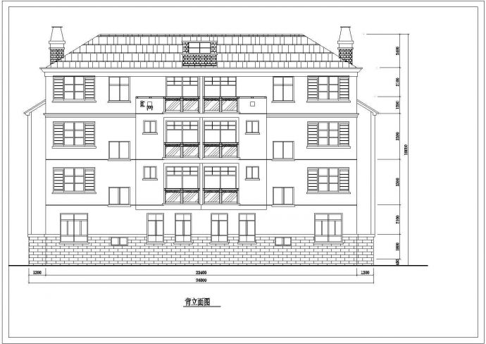 某小型别墅建筑施工图纸（共11张）_图1