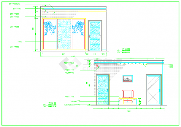  A complete set of interior decoration design structure plan construction drawing of a certain place - Figure 2