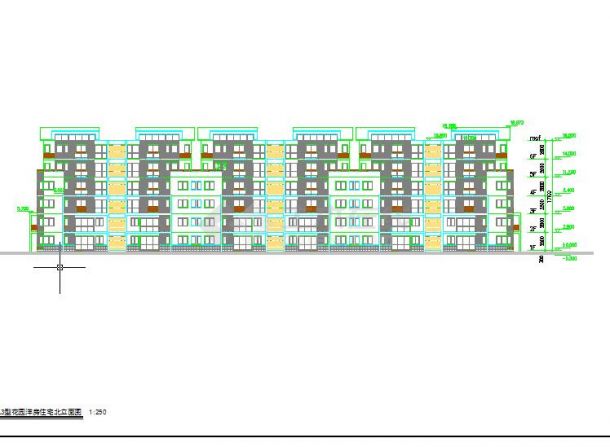某地大型多层住宅楼建筑图纸（全集）-图二