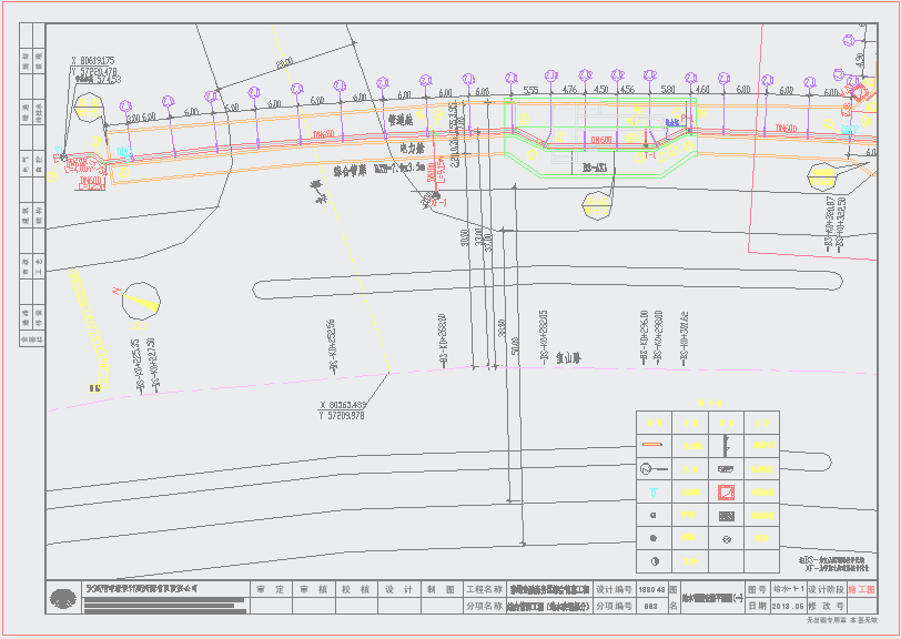 某地区综合管廊支架排水施工设计图