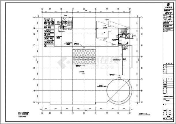 某商场2层框架结构弱电平面施工设计图-图二