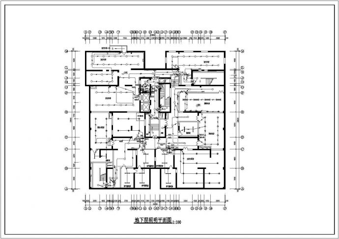 某办公区塔式住宅楼强电设计施工图_图1
