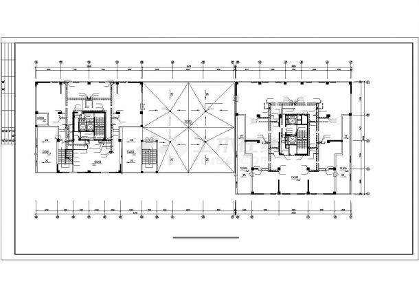二十六层商场商住楼给排水设计图纸-图二