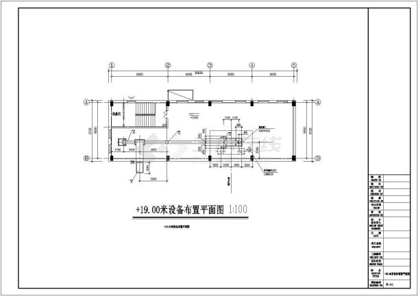 某地区35t燃气锅炉全套图纸-图二