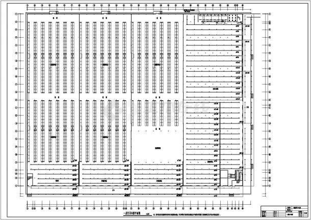 某物流配送中心仓库电气设计施工图-图一