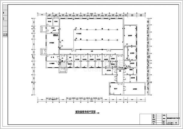 某地小学计算机机房配电设计施工图-图二