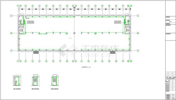 某地二层厂房建筑电气施工设计图纸-图二